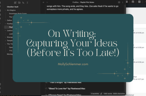 On Writing: Capturing Your Ideas (Before It’s Too Late!)